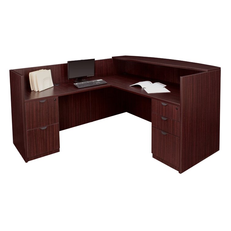 Reception deals desk wayfair